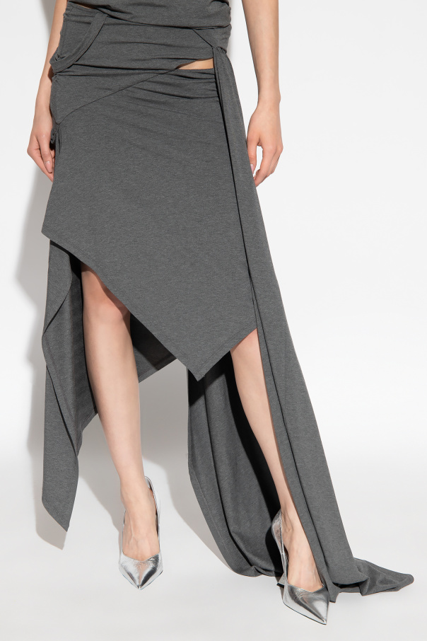 Grey Asymmetrical skirt The Attico - SchaferandweinerShops